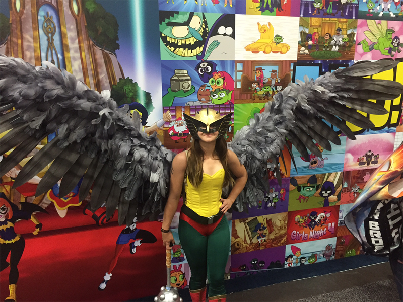Hawkgirl spreads her wings! Image Credit: Evan Narcisse